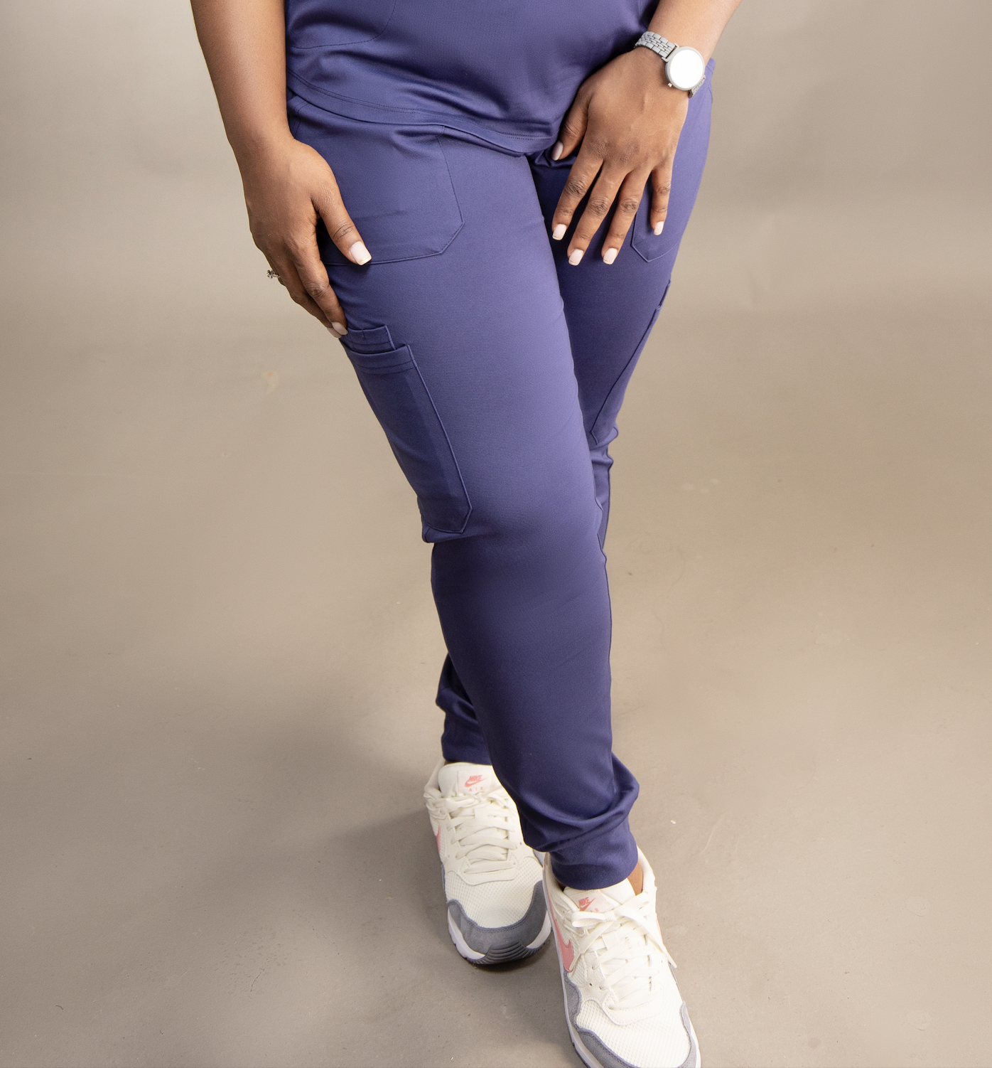 Navy Blue Jogger Pants