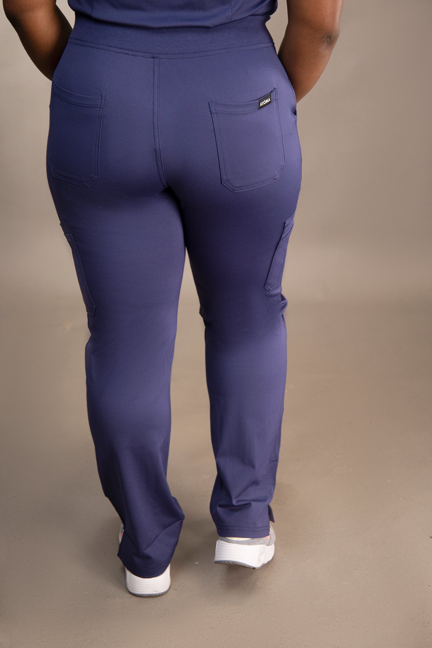 Navy Blue Straight Pants